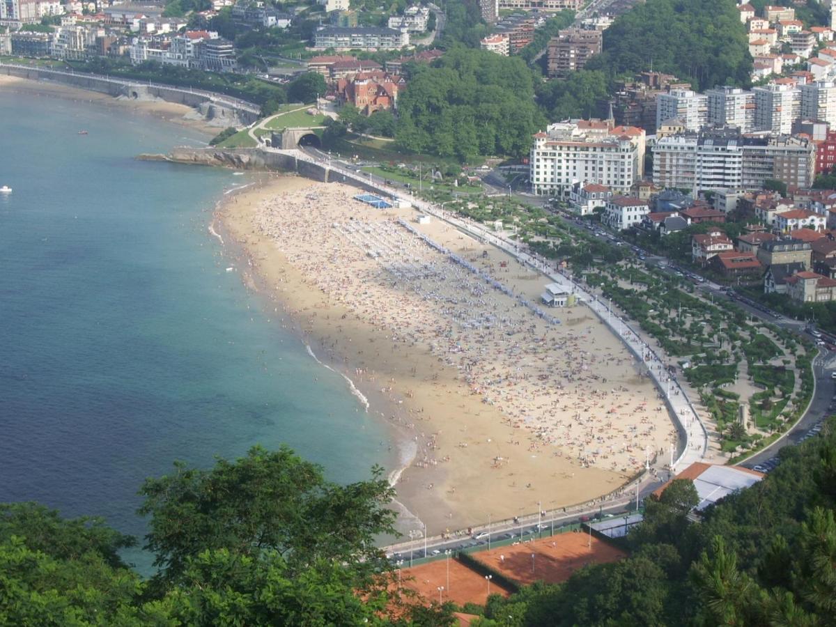 Beautiful Apartment Ondarreta Beach 圣塞瓦斯蒂安 外观 照片